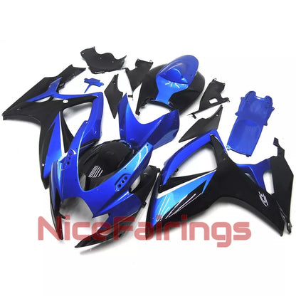 Motorcycle Fairings GSXR600 GSXR750 2006 2007 New Style Prime Injection Fairing Kit for GSXR 600 750 06 07