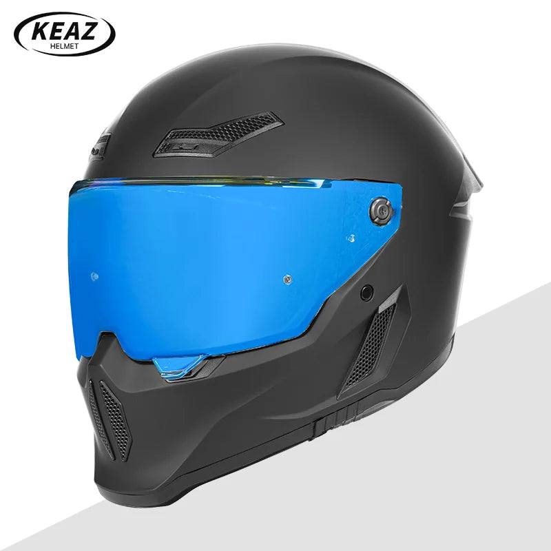 Motorcycle Helmet All-Season Universal Retro Men's Bike Racing Street Bike Riding Running Motorcycle Riding Safety Helmets