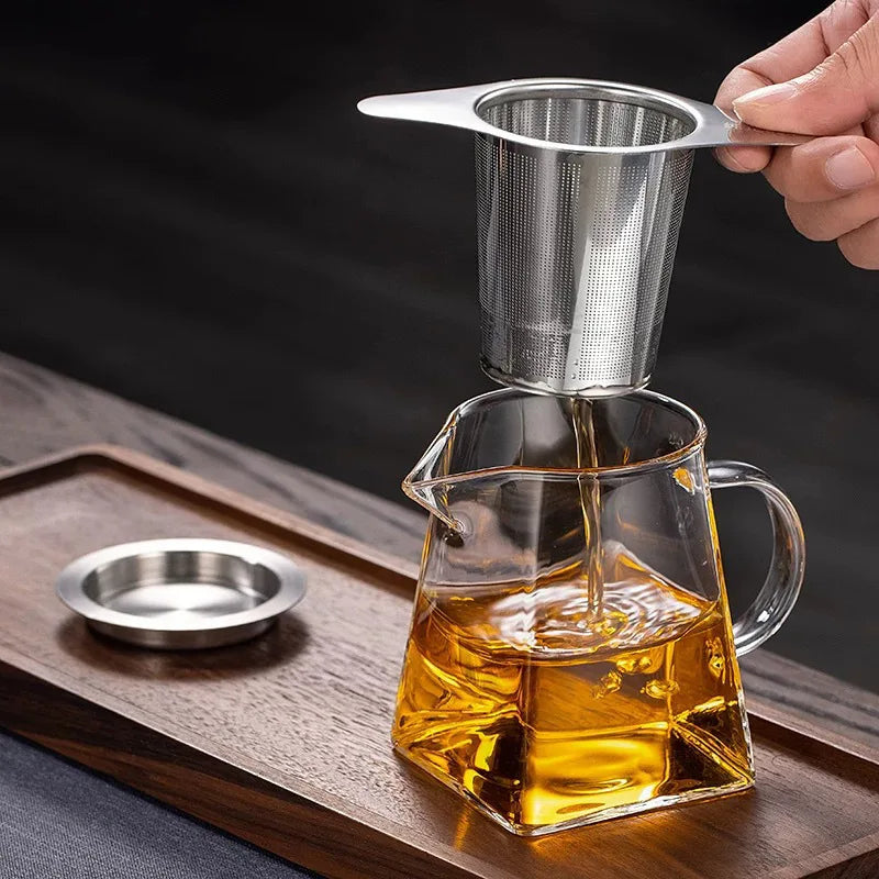 1PCS Reusable Tea Leak Stainless Steel Filter Coffees Infuser Basket Tea Strainer Teapot Cup Filter Multi- Teapot Infuser Leak
