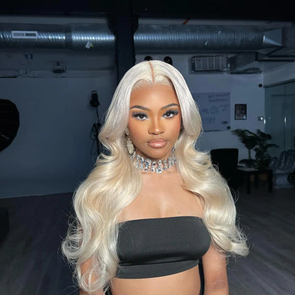 30Inch Blonde Human Hair Wig Straight 613 hd Lace Frontal Wig 13x6 13x4 Body Wave Lace Front Wig Honey Blonde Colored Human Hair