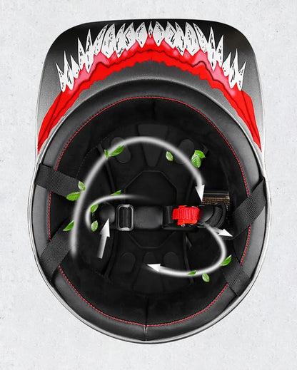 2023 New Vintage Motorcycle Helmet baseball cap helmet men's and women's children's scooter half face Vintage four seasons hat