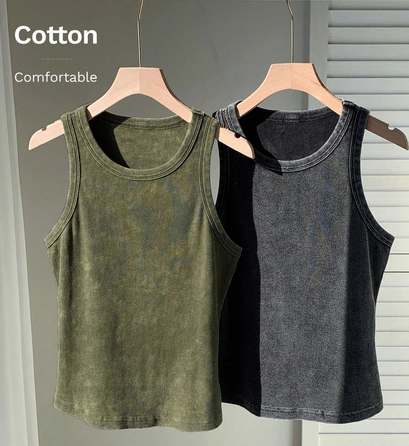 3PCS Set Cotton Camisole Vest Paired Summer Slim Fit Clothing Simple Versatile Basic Top Breathable Womens Korean Style Tops