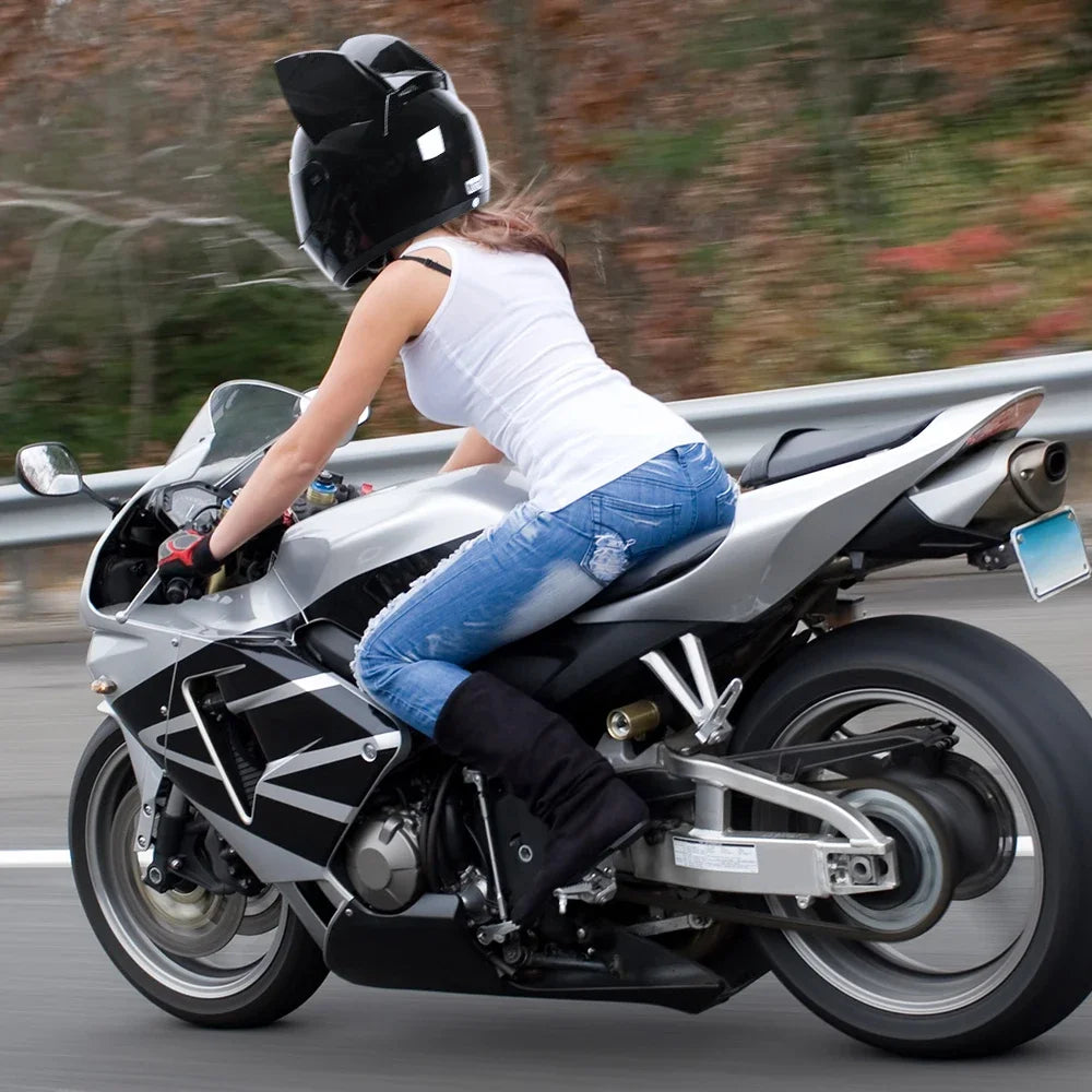 KEMITOUR Full Face Motorcycle Helmet DOT Certification Cat Ear Safety Moto Helmet For Women Men Breathable Gift For Girlfriend