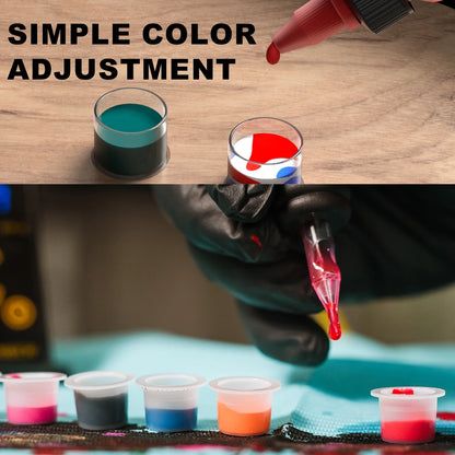 KVM 1oz (30ml) 7/14 Colors Professional Tattoo ink for Body Art Natural Plant Micro Pigment Permanent Tattoo Ink For Body Paint
