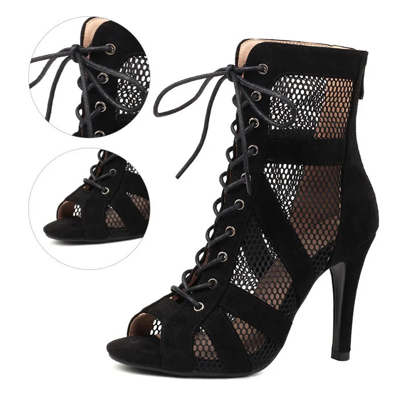 High Heels Ladies' Salsa Dance Latin Pole Dance Short Boots Ladies' Wedding Shoes Women's Dance Shoes Girls' Indoor And Outdoor