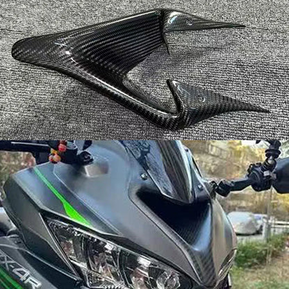 Carbon Fiber For KAWASAKI Ninja ZX4R ZX4RR ZX-4R ZX25R Front Air Wing Bird Beak Inlet Lower Fairing Kit Front Air intake Cover