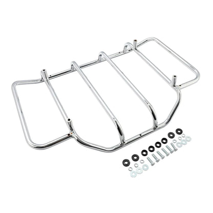 Top Case Moto Tail Bag King Tour Pak Pack Trunk With Turn Signal Led Rack for Harley CVO Road King Street Ultra Glide 2014-Later