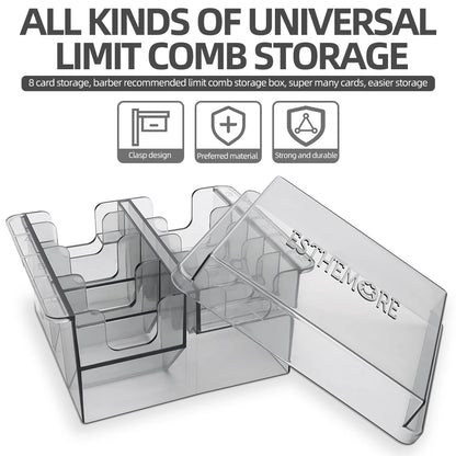 Universal Hair Clipper Storage Box Limited Position Comb Storage Rack Style Hair Clipper Accessories Salon Hair Clipper Tools
