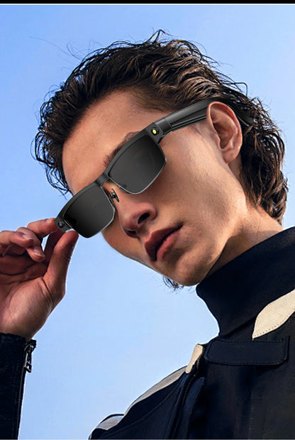 2026 Smart Glasses 800W HD Camera Anti Shake Video Recording Music AI Object Recognition WIFI Transmission BT Call Smart Glasses