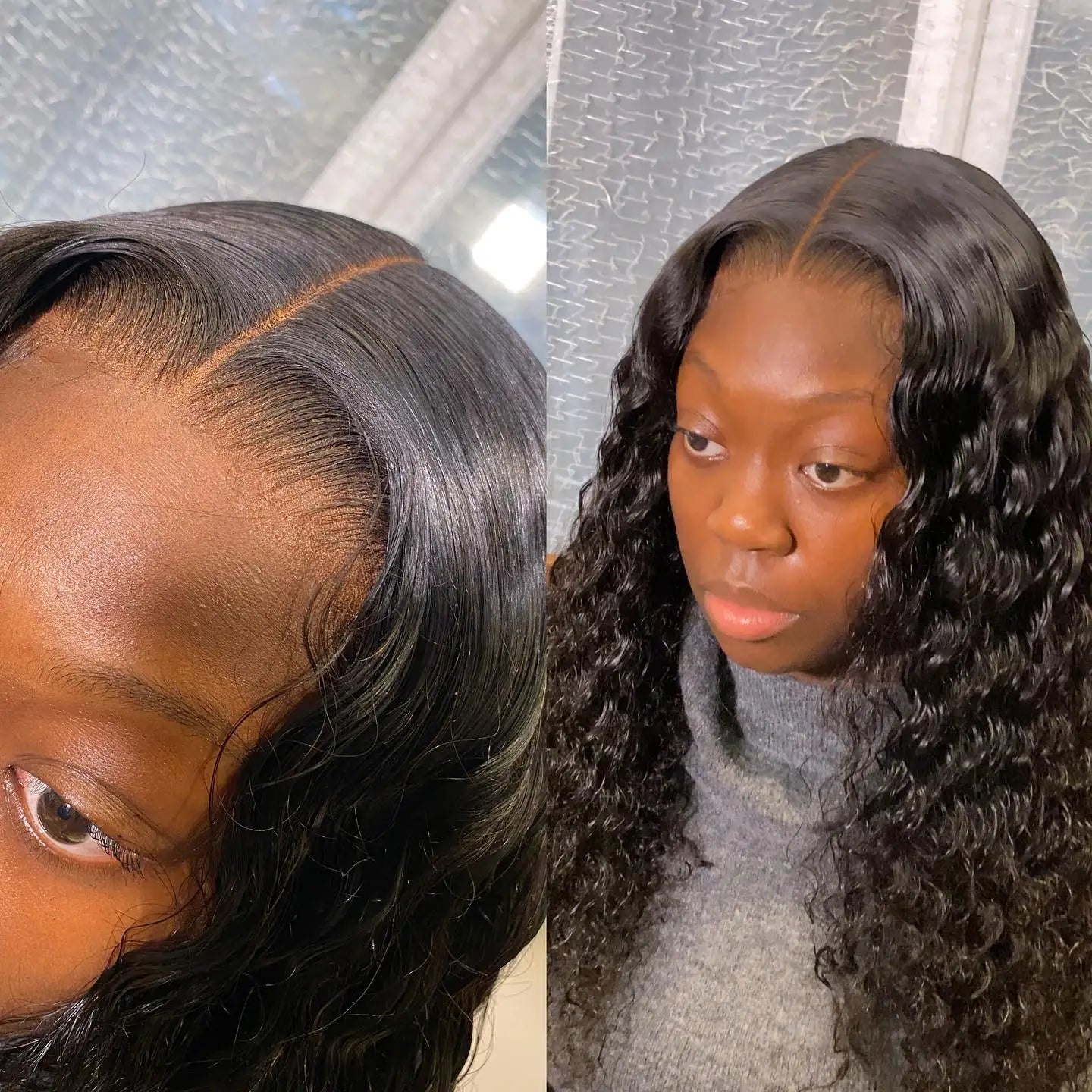 Water Wave 9x6 Ultra Fitted Glueless Wig Human Hair Ready To Wear 34in 250% Real HD Lace Human Hair Lace Frontal Wig Pre Plucked