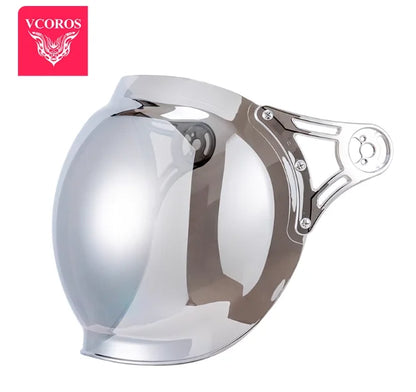 VCOROS Carbon fiber Retro Motorcycle Helmet Half Open face helmet fiberglass Cascos para motos DOT Certification