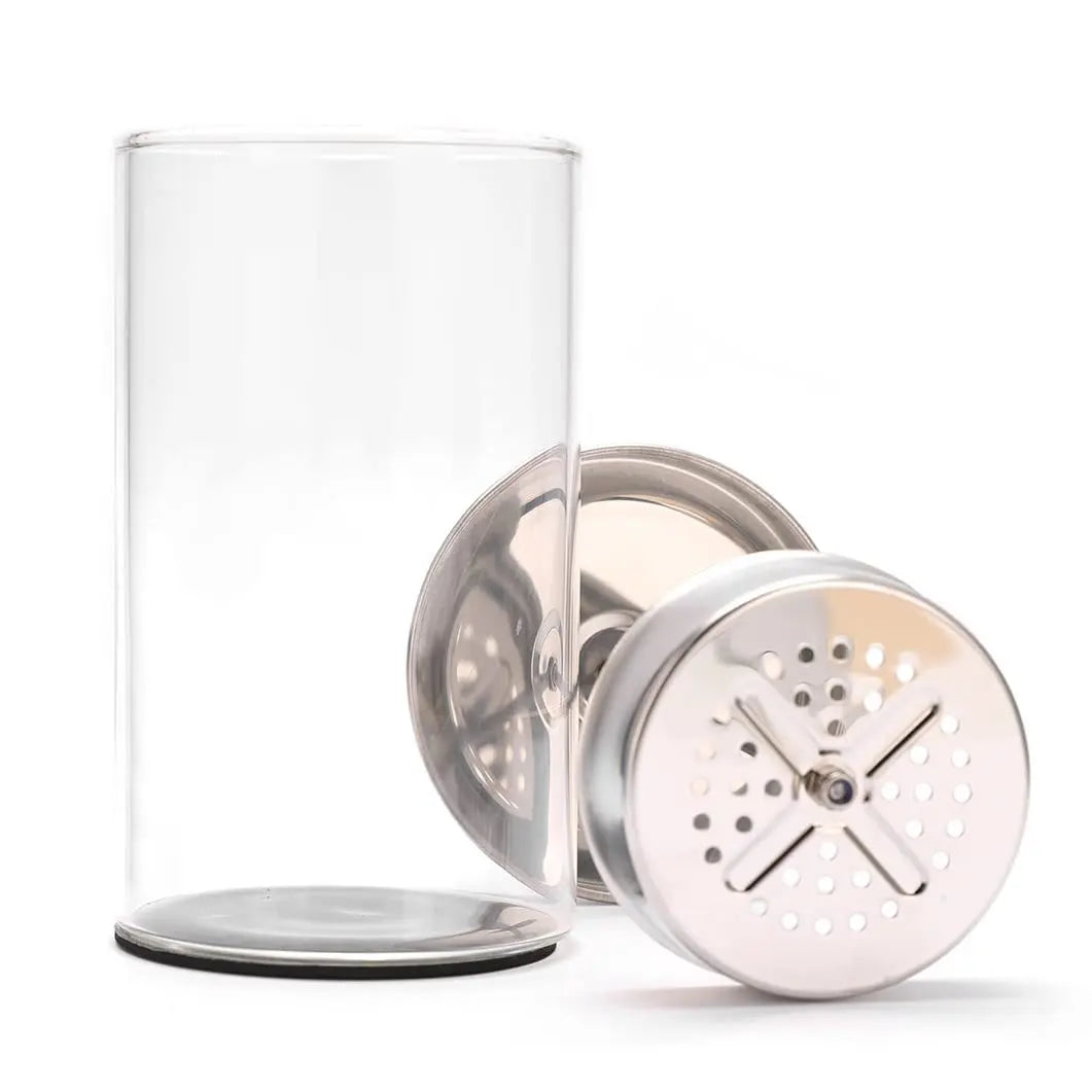 Barber Disinfectant Jar Comb Sterilization Tank Glass Disinfecting Canister Nail Tool Hairdresser Supplie Salon Sterilize Bottle