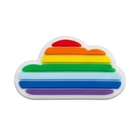 1-10PCS Love Pride Balloon Ice Cream Flag Rainbow PVC Shoe Charms Buckle Clog Fit Wristbands Sandals Shoes Decoration Party Gift