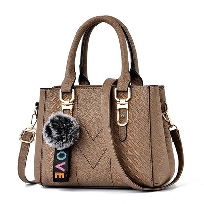 Fashionable Embroidered Large Capacity Women's Handbag Hot Sale Of The Season New Korean Style Handbag Shoulder Bag Tassel Penda