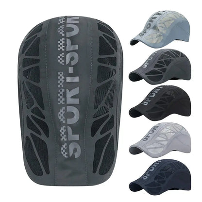 Sport Cap Lightweight Breathable Quick Dry Mesh Stead Hat With Adjustable Fit For Men Women Baseball Hat Golf Driving Cycling