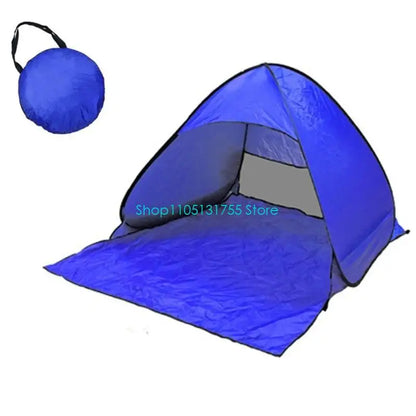 K0EF Outdoor Automatic Quick Open Camping Tent Outdoor Quick Setup Tent with Carring Bag Enduring 2-3 Persons Beach Tent