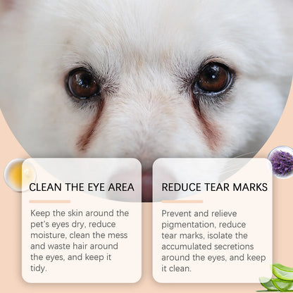 YEGBONG Pet Tear Stains Remover Balm 30g Eye Dogs Eye Stain Cleaning Cream Keep Drying Prevent Pigmentation Reduce Tear Marks