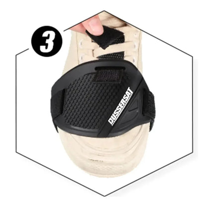 Motorcycle Boot Protection Pad Rubber Boot Protection Cover Adjustable Protection Anti-slip Pad Motorcycle Shoe Protection