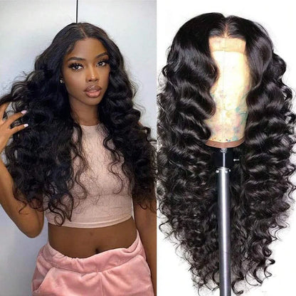 100% Human Hair 13x6 HD Deep Wave Lace Frontal Wigs 13x4 Water Curly 5x5 Glueless Lace Front Wig 30 40 Inch