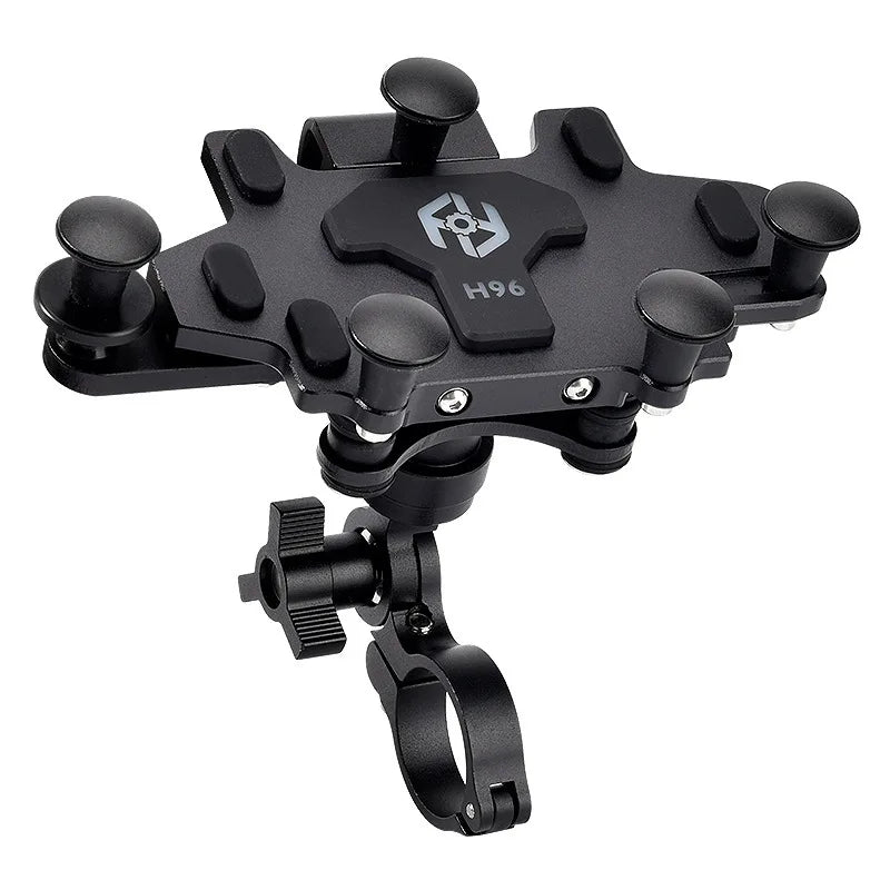 Shock-Absorbing Phone Holder for Motorcycle Bicycle 2024 Upgraded Alloy Rotary Adjustment Mobile Phone Navigation Bracket