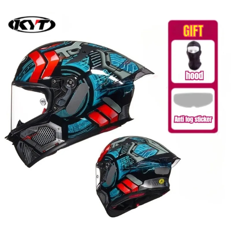 KYT TT TT-REVO NEW Moto Helmet Full Face Helmet Racing Helmet Anti-Fog Off Road Lightweight Capacete Motocross Casco Moto Casque
