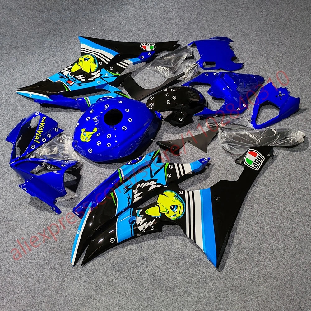 YZFR6 2008 2009 2010 2011 2012 2013 2014 2015 2016 Prime Fairing Kit for Yamaha YZF R6 08-16 Injection Molded Fairings
