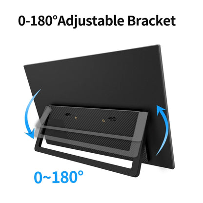HGFRTEE 14.1inch Portable Monitor Touch Screen 400cd/m² Laptop Second Screen Dispaly HDMI-Compatible For Switch PS4/5