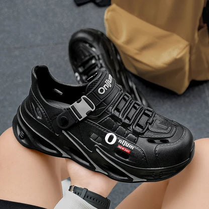 Men's Outdoor Sandals Sport Slippers Beach Slides Breathable Clogs Men Casual Garden Shoes Non-slip Hiking Men Outdoor Sandals