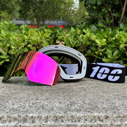 100 Dirt Bike Motocross Goggles Over Glasses Anti Fog Magnetic Lens Off-Road Sandproof Motorcycle Eyewear For Men Women