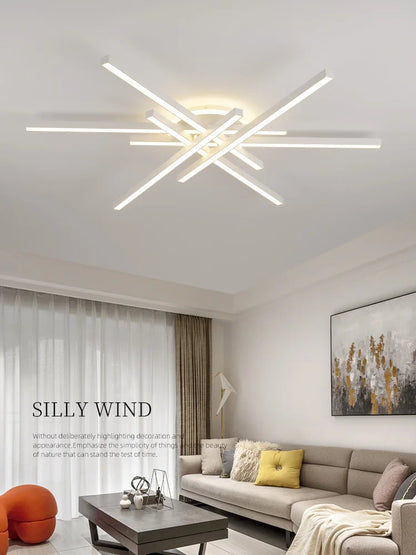 2025 new ceiling lamp Nordic modern LED lamp living room dining room bedroom lights ceiling chandelier