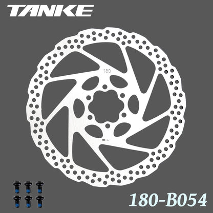 TANKE Bike Disc Brake 140 160 180 203 Rotors With Bolts Hydraulic Brake Road Mountain Bicycle MTB Oil Slick Rotor Bicycle Parts