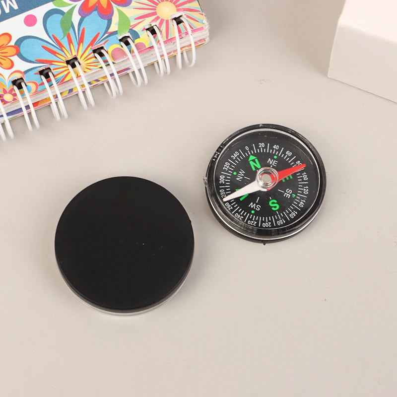 35/40MM Handheld Compass ABS Camping Pocket Compass Portable  Climbing Riding Children Gift Outdoor Survival Gear B.H