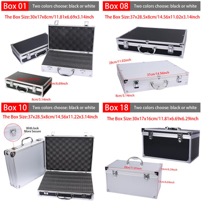 Aluminum alloy Tool Case Outdoor Vehicle Kit Box Portable Safety Equipment instrument Case Suitcase Outdoor Safety Equipment