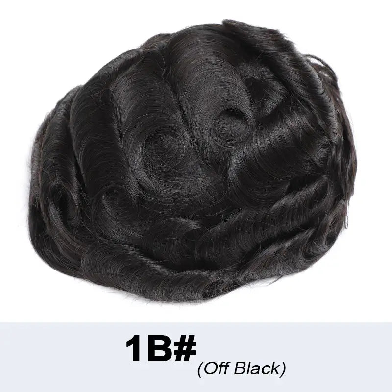 French Lace Wigs for Men Bleach Knots Lace Front Toupee Man Wig Full Lace Male Hair Prosthesis Natural Human Hair Lace Men's Wig