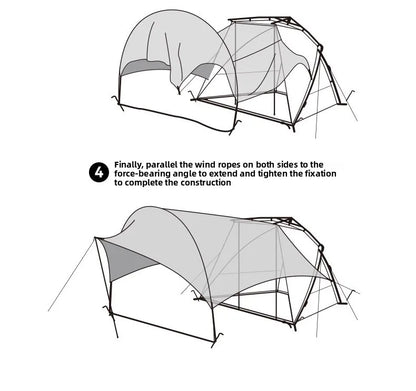 Naturehike BLACKDOG Camping Automatic Tent Waterproof Sun Shelter Beach for 2-3 People Outdoor Travel Picnic 150D Dome Tent New