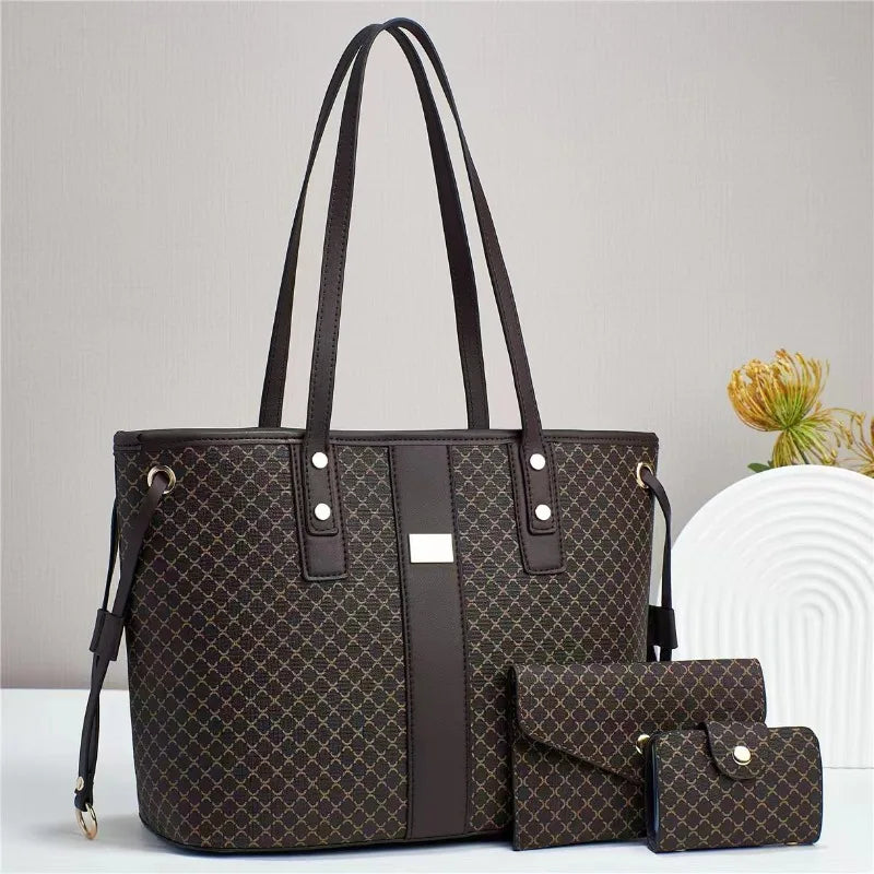 Luxury Brand Designer Women'S Handbag Fashion New Large Capacity Shoulder Bag Classic Retro Crossbody Bag Commuting Tote Bag
