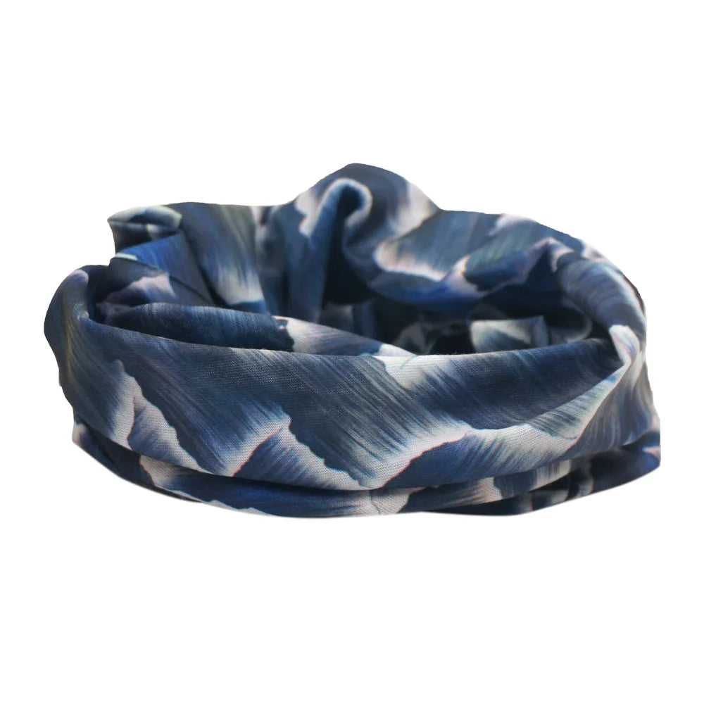 Seamless Geometric Tartan Bandana Hiking Headband for Women Men Striped Cycling Biking Tube Neck Gaiter Running Face Cover Snood