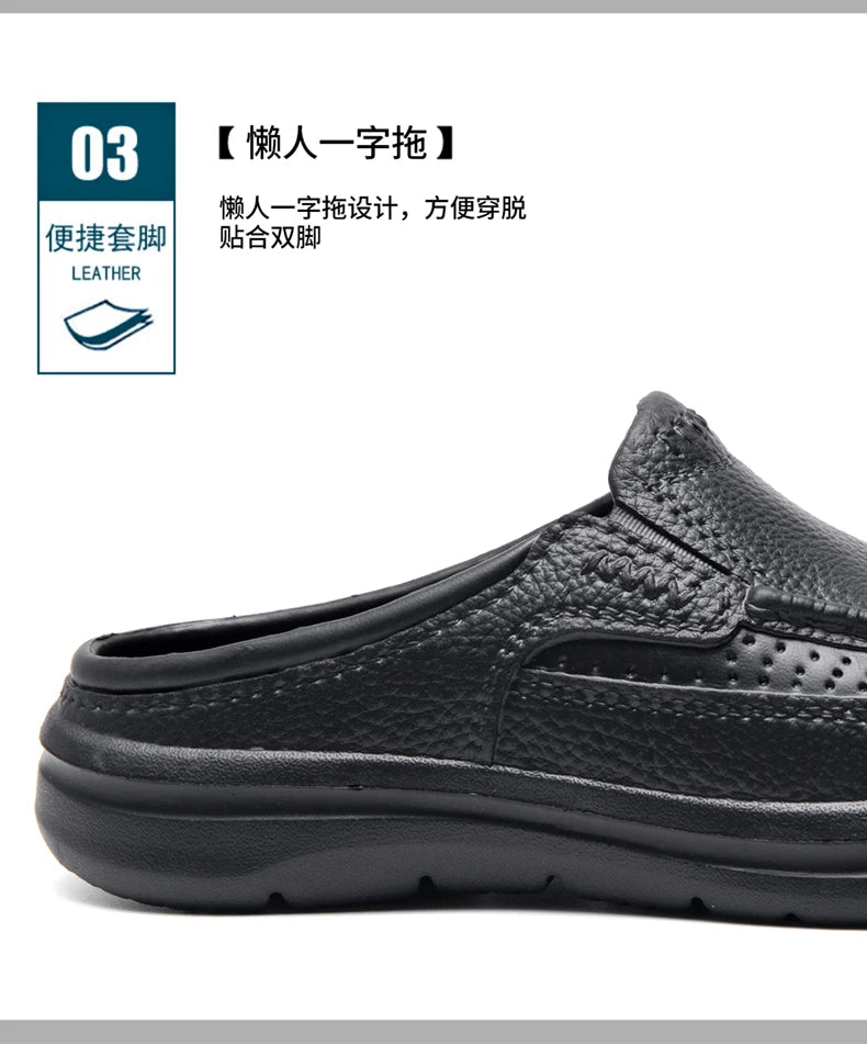 New Fashion Sandals High Quality Slippers Soft Sole Beach Sandals Men Slip On Driving Shoes Chef Shoes Breathable EVA Shoes