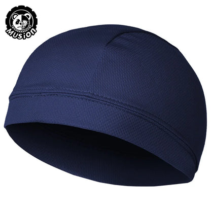 Musion Mesh Helmet Liner Absorb Sweat Absorb Sweat Quick-Drying Running Sport  Cap for Biker