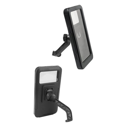 Motorcycle Bike Mobile Phone Holder Support Bicycle GPS Swivel Adjustable Touch Screen Rearview Mirror Cellphone Holder