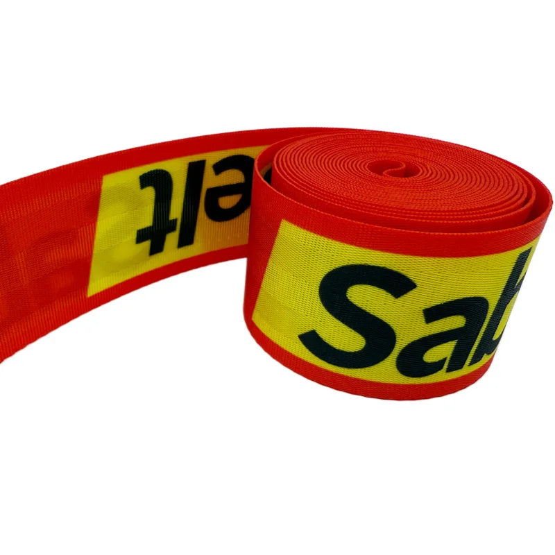 Car Seat Belt Seatbelt Webbing Lap Retractable Safety Strap Car Modification Color Modification High-Strength Polyester Webbing