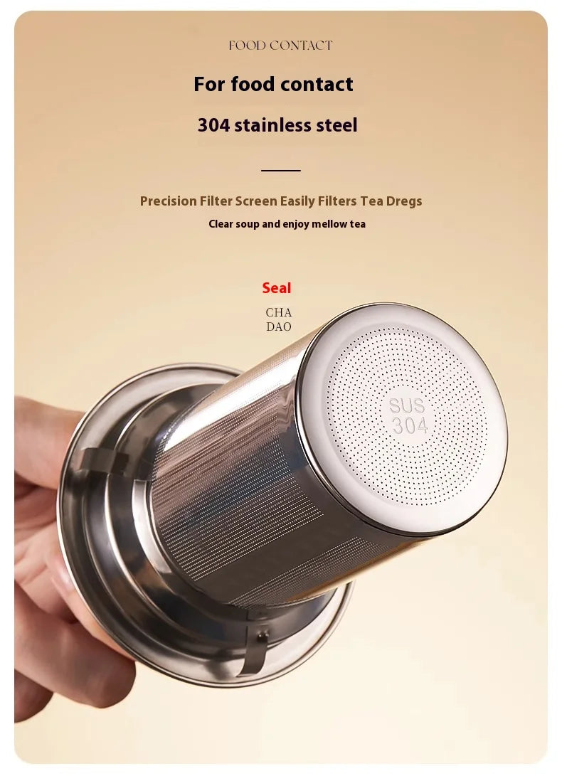 GIANXI Tea Teapot Household Large Capacity Glass Tea Maker Tea Separation Thickened High Temperature Tea Set Single Pot
