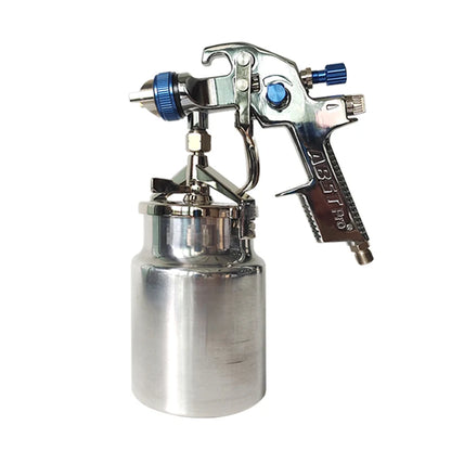 ABST Pneumatic Paint spray Gun Lower Pot 1.7 MM Nozzle Diameter Car Spray Paint Gun Industrial Coating Home Spray Paint