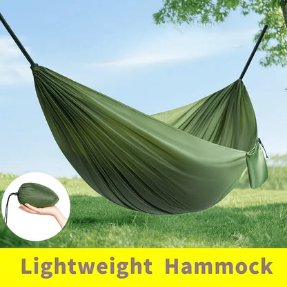 Camping Hammock Portable Lightweight Hammock with Storage Bag & Ropes for Backpacking Hiking Travel Outdoor Camping Gear