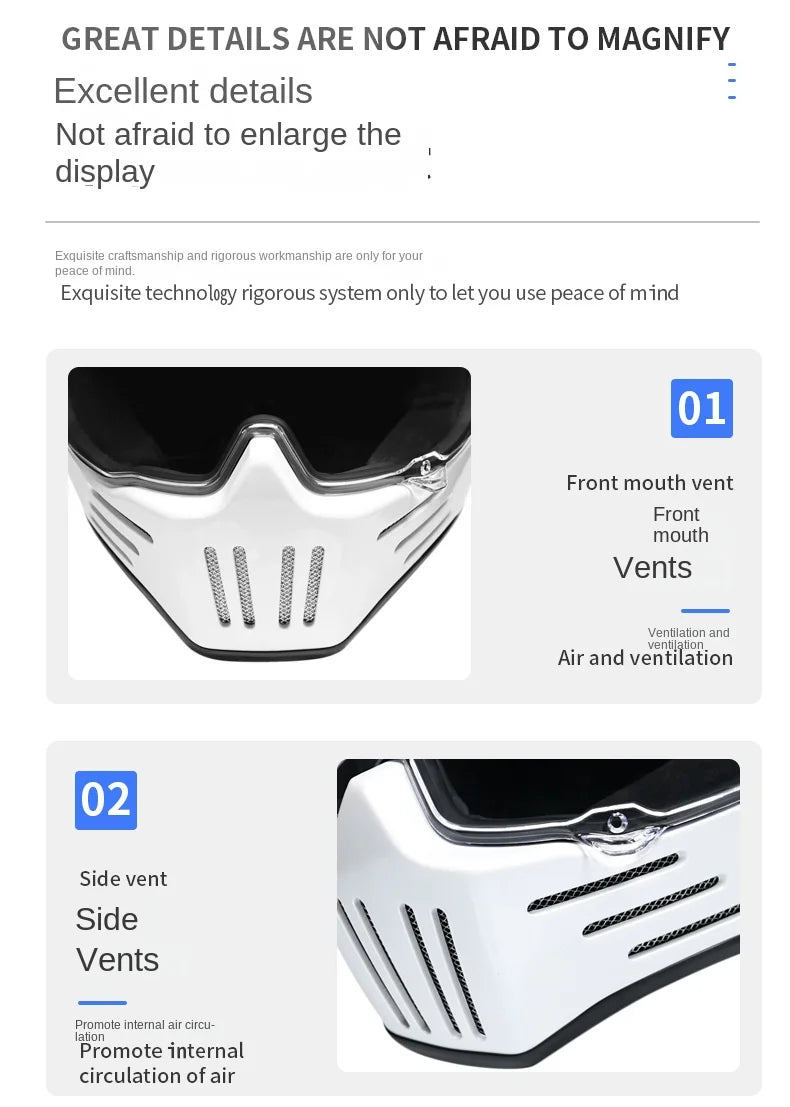 Retro motorcycle helmet Casco cruising motorcycle rider modular helmet full helmet with Bluetooth earphones included ORZ-728