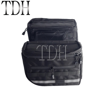 Motorcycle Saddlebag Side Tool Luggage Bag For Harley Dyna Softail Sportster XL Street Bob Low Rider FXD FXBB Travel Saddle Bags