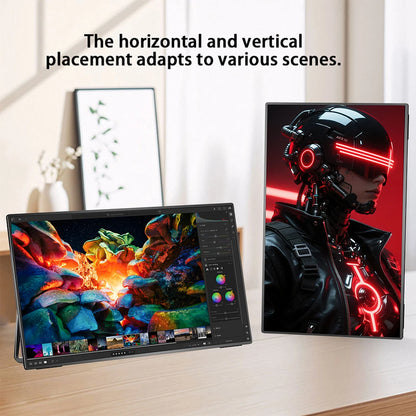 Sibolan 24.5" 2.5K Touchscreen Portable Monitor 165Hz 100% sRGB 400nit Metal Body Gaming Laptop Display Extender For Win & Mac