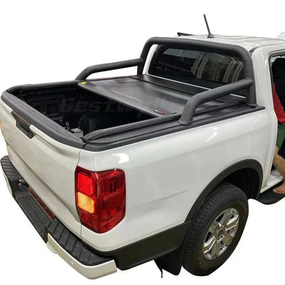 BESTWYLL New Next Gen Retrac Roller Roll Lid Shutter Electric Pickup Truck Bed Tonneau Cover For 2023  Ranger Xlt E-K81
