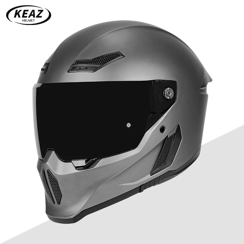 Motorcycle Helmet All-Season Universal Retro Men's Bike Racing Street Bike Riding Running Motorcycle Riding Safety Helmets