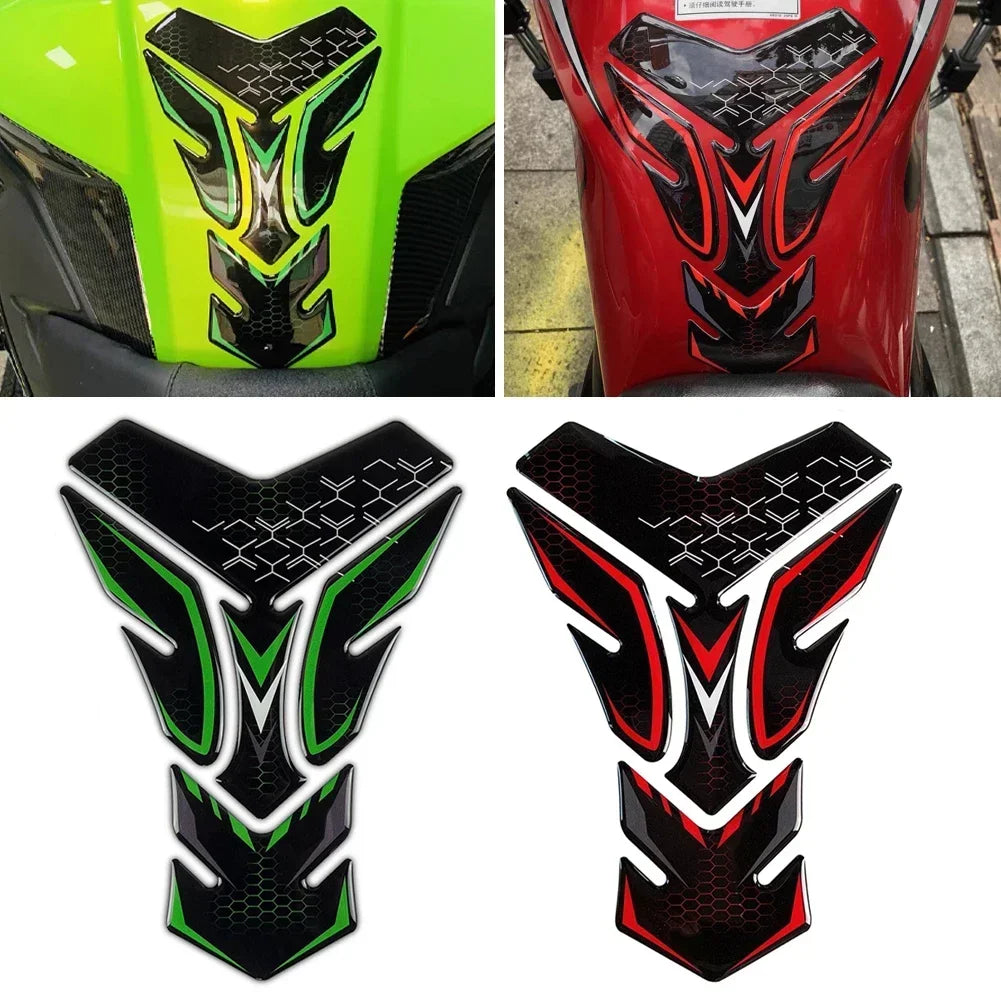3D Motorcycle Tank Pad Protector Stickers Decal Accessories For Kawasaki Ninja400 Z900 Z1000 zx10r er6n Versys 650 Accessories
